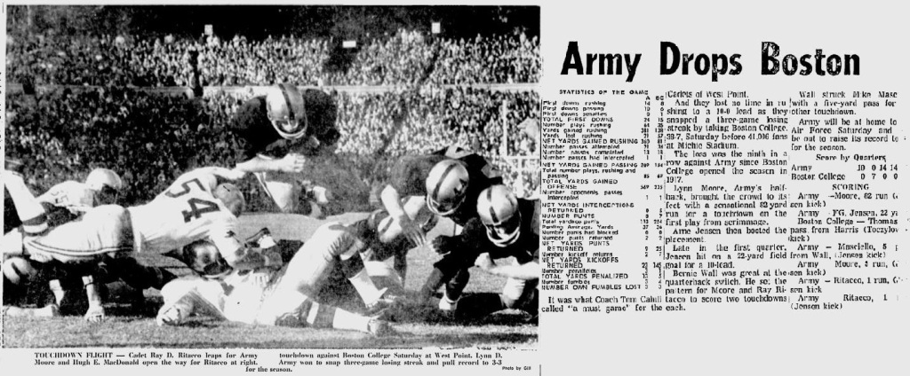 ArmyFB_1969_vsBC-RayRitacco_EveningNews_Oct281969