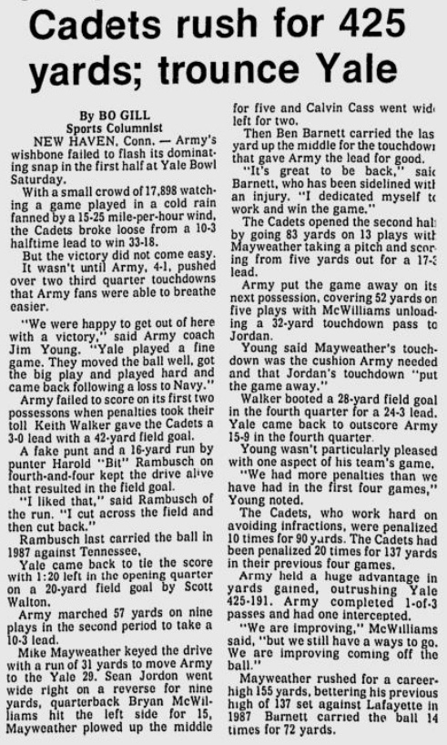 ArmyFB_1988_vsYale_EveningNews_Oct91988